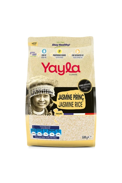 Yayla Gurme YASEMİN (JASMİNE) PİRİNÇ 500 Gr ürün görseli 1