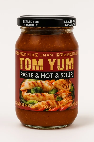 umami Tom Yum Paste & Hot & Sour 370 g | Tayland Ekşi & Acı Çorba Ezmesi ürün görseli 1