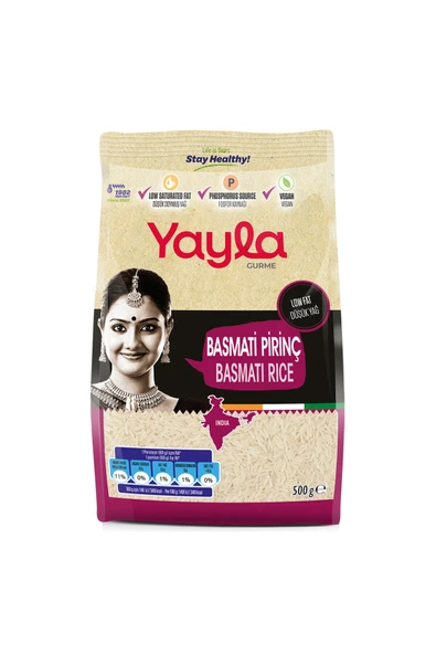 Yayla Gurme BASMATİ PİRİNÇ 500 Gr ürün görseli 1