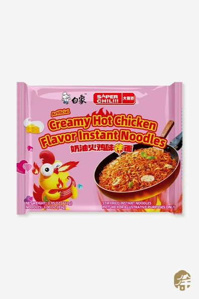 umami KREMALI TAVUK AROMALI ACILI HAZIR ERİŞTE (CREAMY HOT CHICKEN FLAVOR INSTANT NOODLES) - 112G ürün görseli 1