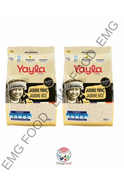 Yayla Gurme JASMİNE PİRİNÇ 500Gr X 2 Adet ürün görseli 1