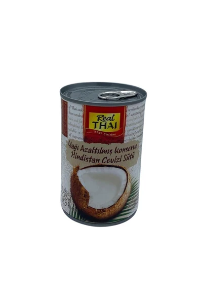 Real Thai Yağı Azaltılmış Hindistan Cevizi Sütü 400 Ml. ürün görseli 1