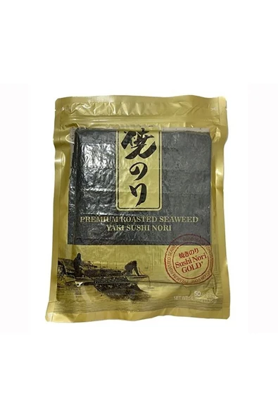 Sea Wandobada SeaFood Sushi Yaprak Yosun Yaki Nori 50 Yaprak Gold ürün görseli 1