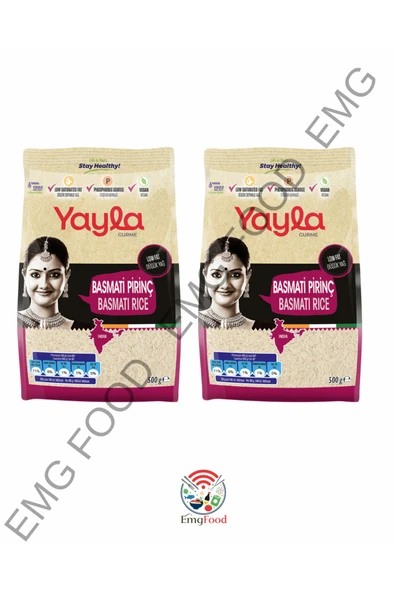 Yayla Gurme BASMATİ PİRİNÇ 500Gr X 2 Adet ürün görseli 1