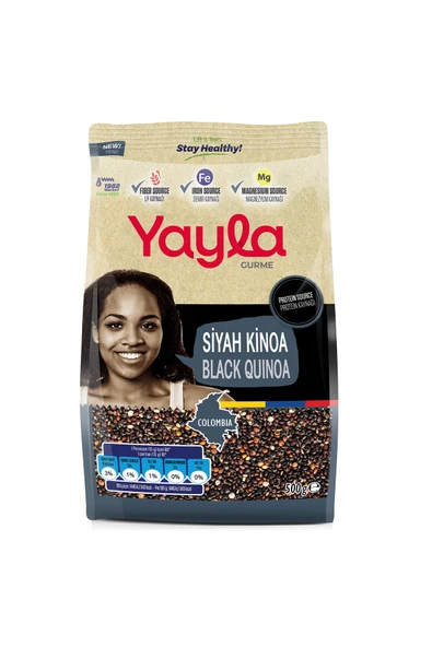 Yayla Gurme SİYAH KİNOA 500 Gr ürün görseli 1