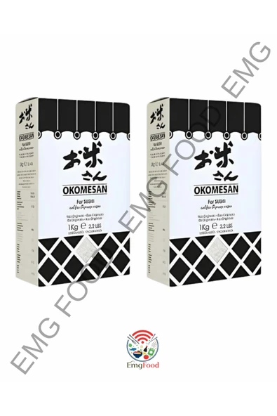 OKEMESAN SUSHI PİRİNCİ 1 Kg X 2 Adet ürün görseli 1