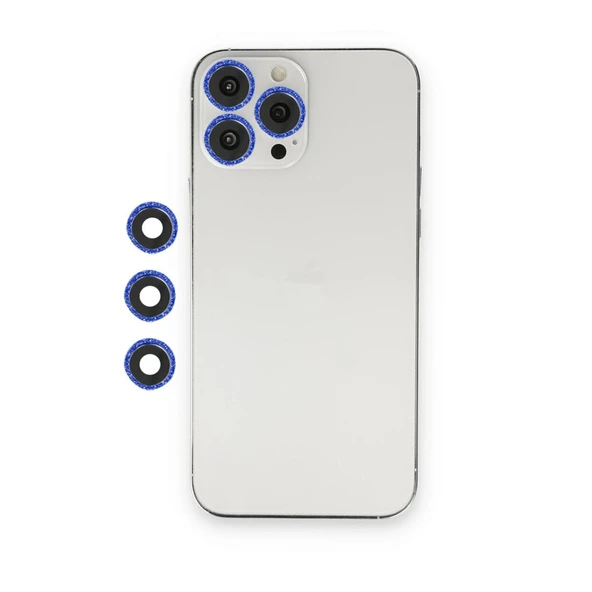 12 Pro Max Shine Kamera Lens - Lacivert ürün görseli 1