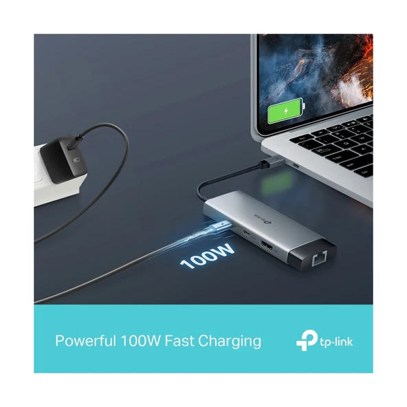 TP-LINK UH6120C USB Type C 6-Port Hub - Resim 10
