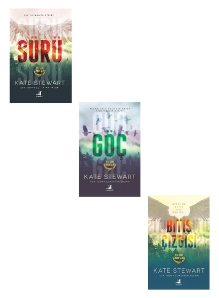 Kate Stewart Kuzgun Kardeşliği Seti 3 Kitap (Sürü + Göç + Bitiş Çizgisi) ürün görseli 1