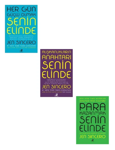Jen Sincero Kişisel Gelişim ve Para Kazanma Seti (3 Kitap) ürün görseli 1