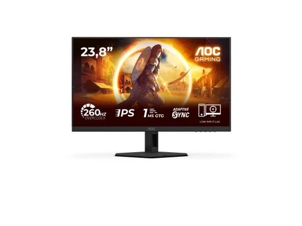 AOC 24G4ZRE 24" 1MS 260Hz Full HD Fast IPS G-Sync Oyuncu Monitörü ürün görseli 1