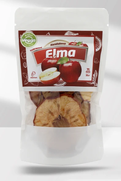 Kurutulmuş Elma Dilimleri 30g ürün görseli 1