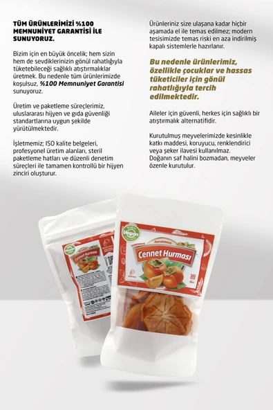 Kurutulmuş Cennet Hurması 60g - Resim 5