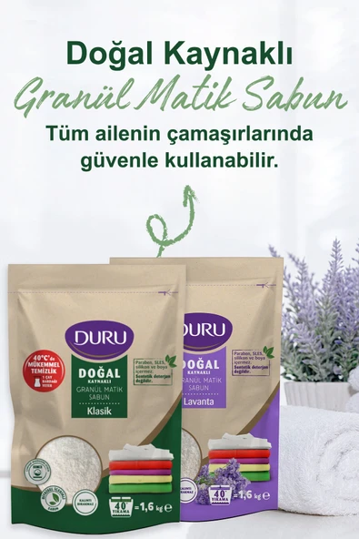Duru Granül Sabun 1.6 kg (2 adet) - Resim 5