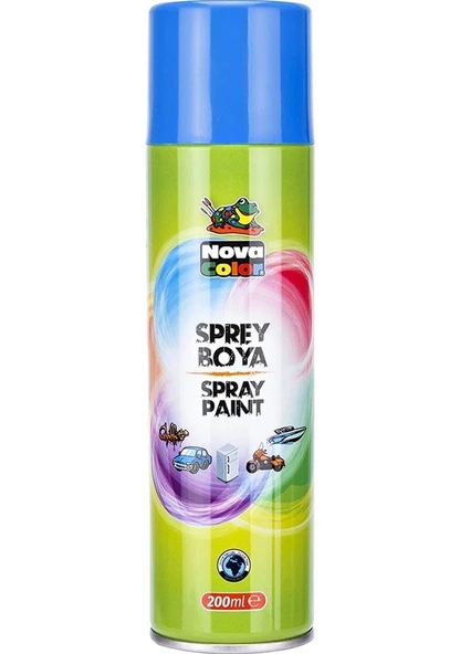 Nova Color Sprey Boya 200 Ml Mavi ürün görseli 1