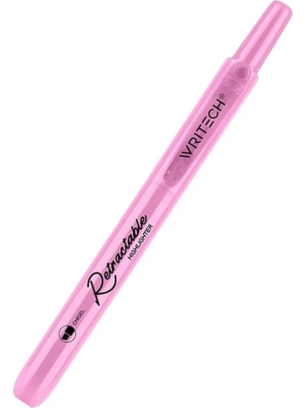 WRITECH BASMALI FOSFORLU KALEM PASTEL PEMBE W-805S ürün görseli 1