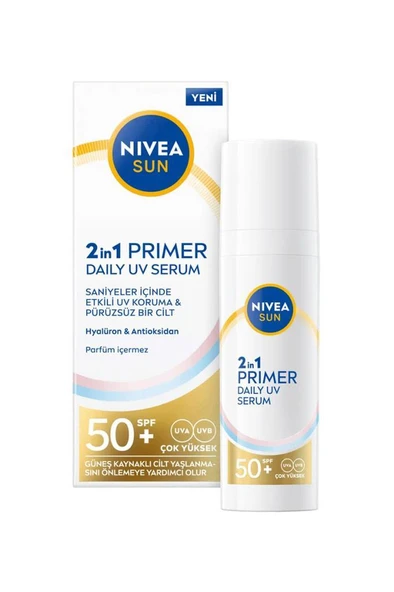 Nivea Sun 2 in 1 Daily UV Serum SPF50 30 ml ürün görseli 1