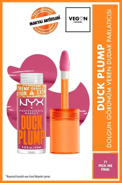 Duck Plump Dolgun Görünüm Veren Dudak Parlatıcısı - 09 Strike a Rose ürün görseli 1