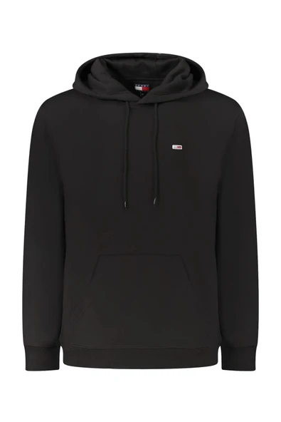 Tommy Hilfiger   TJM REG S FLAG HOODIE Erkek Siyah Sweatshirt - DM0DM20742 ürün görseli 1