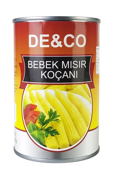 Deco Mısır Koçanı Konservesi 425 Gr Hazır Baby Corn ürün görseli 1