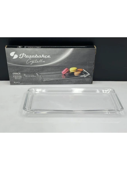 Paşabahçe Grace Dikdörtgen Cam Servis Tabağı 30 cm ürün görseli 1
