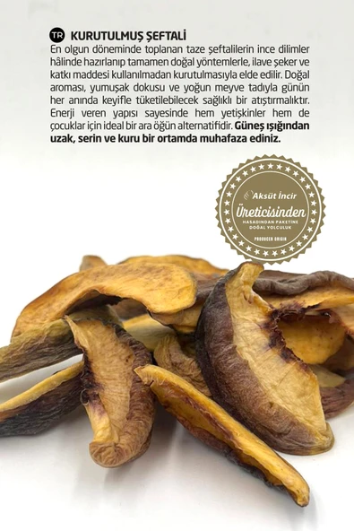 Kurutulmuş Şeftali 60g - Resim 6