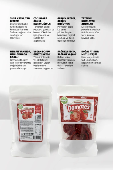 Kurutulmuş Dilimli Domates 30g - Resim 3
