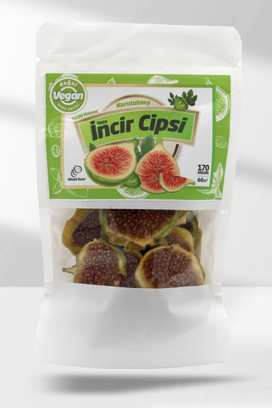 İncir Cipsi - Doğal Kurutulmuş Taze İncir Cipsi 60g ürün görseli 1