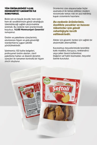 Kurutulmuş Şeftali 60g - Resim 5