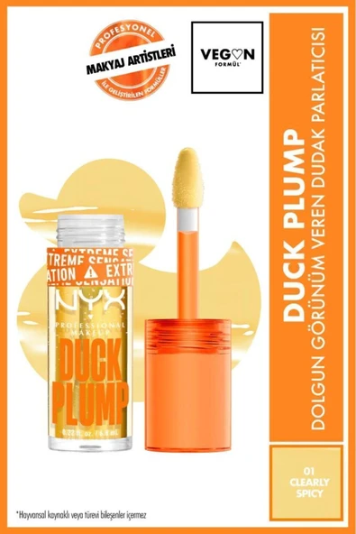 Duck Plump Dolgun Görünüm Veren Dudak Parlatıcısı - 09 Strike a Rose ürün görseli 1