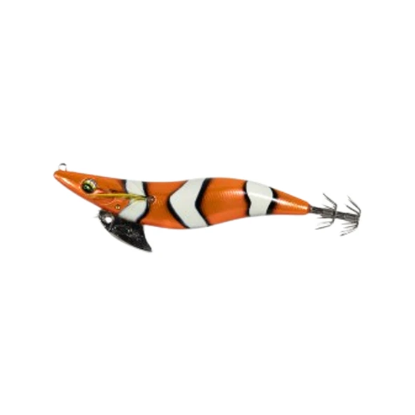 Daiwa Emeraldas Nude V2 #3.5 13cm 19,5gr Kalamar Zokası Renk : Clown Fish ürün görseli 1