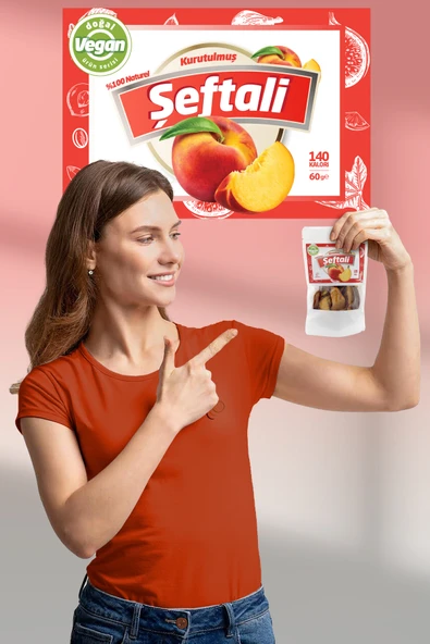 Kurutulmuş Şeftali 60g - Resim 2
