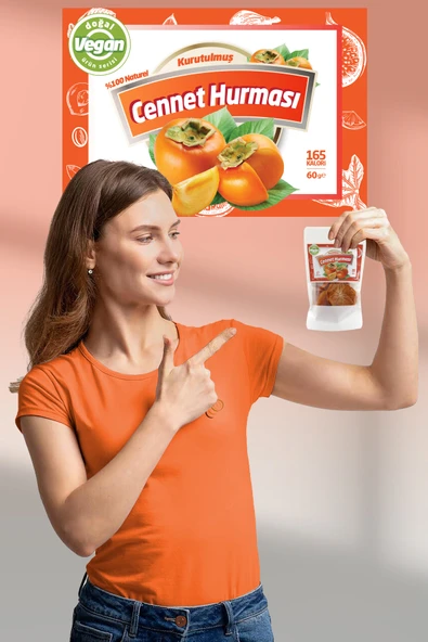 Kurutulmuş Cennet Hurması 60g - Resim 2