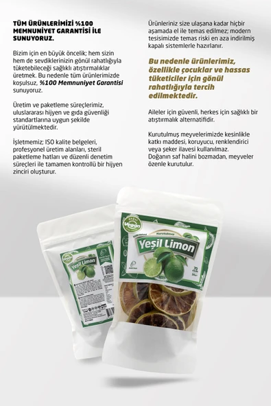 Kurutulmuş Yeşil Limon 30g - Resim 5