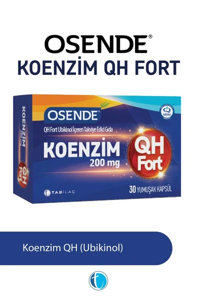 Osende Koenzim Qh Fort 30 Yumuşak Kapsül ürün görseli 1
