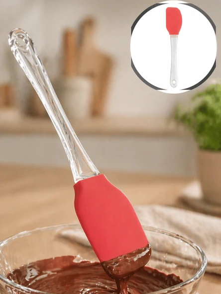 Beylini Silikon Spatula Premium Çok Amaçlı Esnek Uçlu Çıkarılabilir Başlıklı Isıya Dayanıklı Pasta Mutfak ürün görseli 1