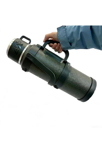 OMS STORMTHERMO 5 Pcs. Ultra Paslanmaz Çelik 72 Saat Sıcak & Soğuk Termos (8502 - 1,7 Litre - Yeşil) ürün görseli 1