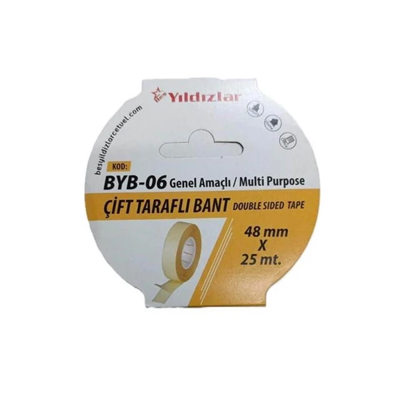 Yıldızlar  Byb-06 Çift Tarafli Filmik Bant 48 Mm*25 Mt ürün görseli 1