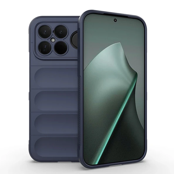 Xiaomi Poco F8 Ultra Kılıf Esnek TPU Oyuklu Arka Yüzey Tasarımlı Etnik Silikon Kapak ürün görseli 1