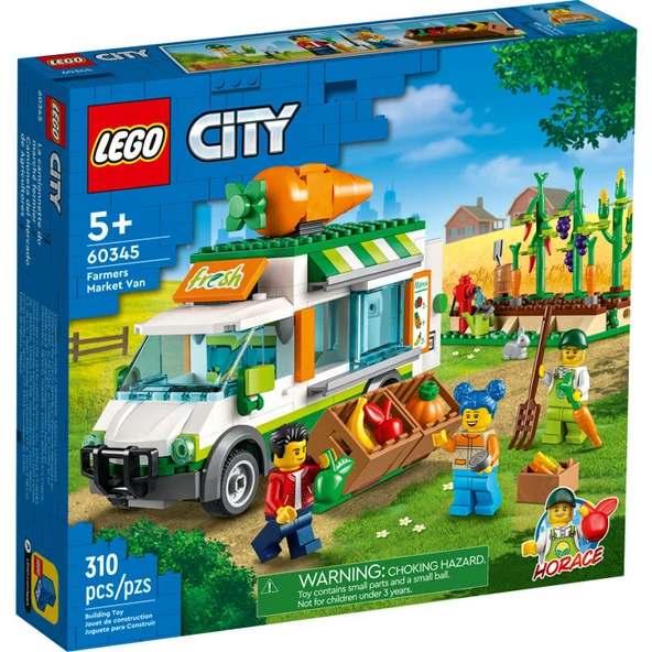 60345 LEGO City Çiftçi Pazarı Minibüsü ürün görseli 1