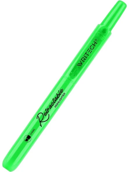 WRITECH BASMALI FOSFORLU KALEM NEON YESIL W-805S ürün görseli 1