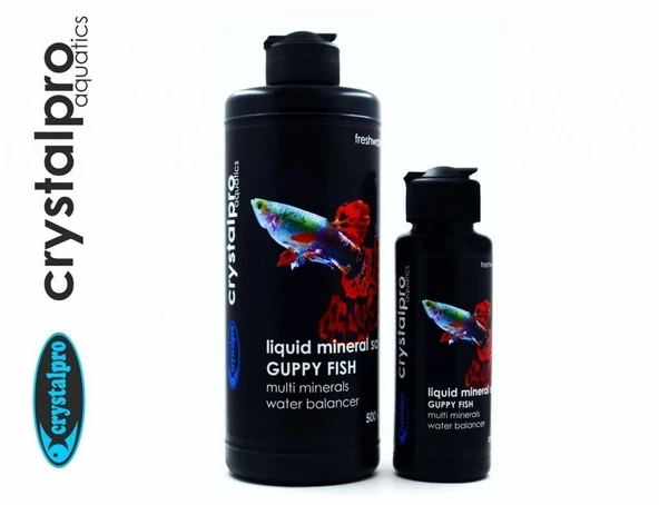 Crystalpro Guppy Liquid Mineral Salt 125ml ürün görseli 1