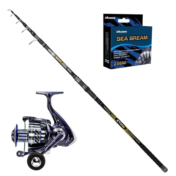 Remixon Bluetin 6000 - Ryuji Aragon 390cm Surf Olta Seti ürün görseli 1