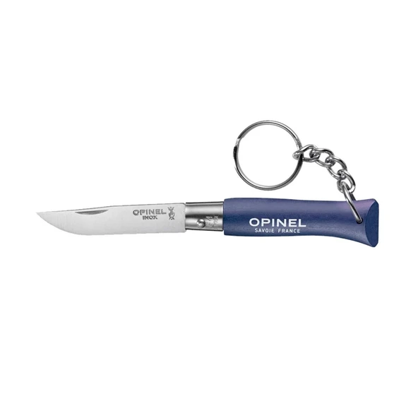 Opinel N°04 Gürgen Saplı Inox Anahtarlık Çakı Mavi ürün görseli 1