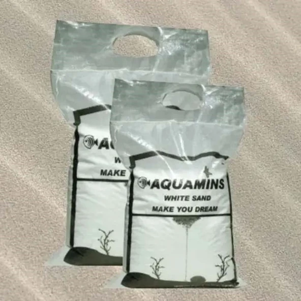 Aqua Boutique Akvaryum Beyaz Kum 1,5 MM 10KG ürün görseli 1