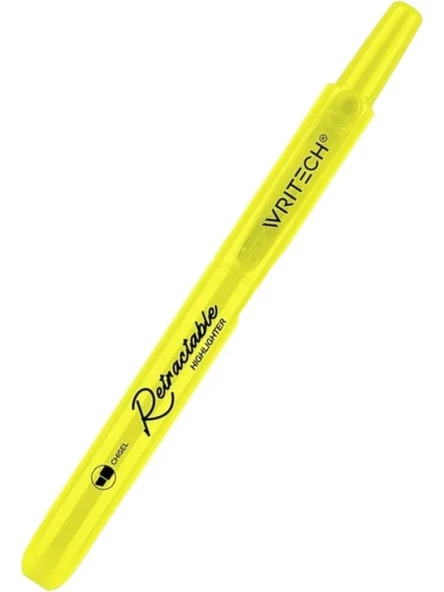 WRITECH BASMALI FOSFORLU KALEM NEON SARI W-805S ürün görseli 1