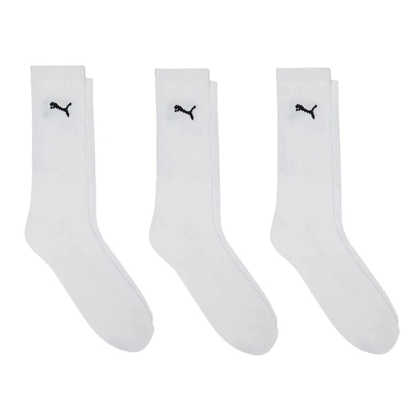 Puma 880355 Crew 3P Çorap Beyaz ürün görseli 1
