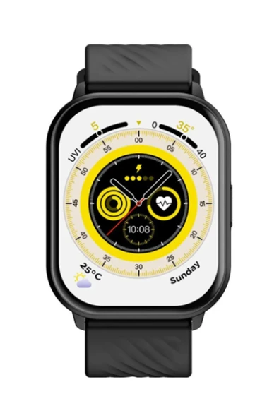 Gts 3 Jet Black Akıllı Saat - Siyahın Gücü, Çoklu Spor Modu, Kalp Atış Hızı Monitörü ürün görseli 1