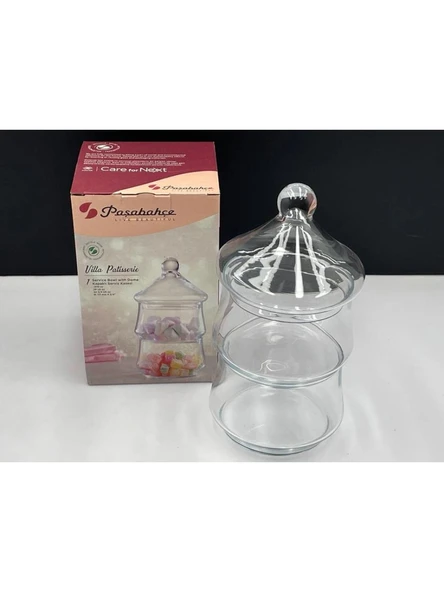 Paşabahçe Villa Patisserie Kapaklı Cam Kase Seti 870 ml ürün görseli 1
