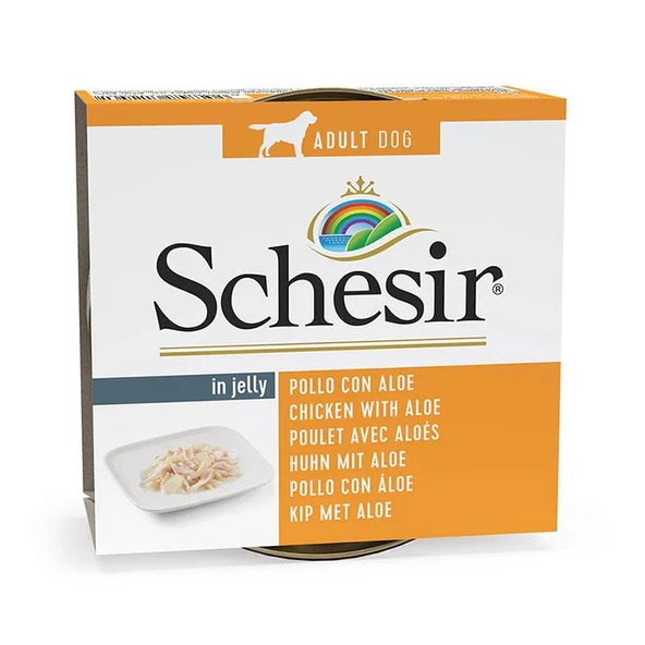 Schesir Jelly Tavuk Fileto ve Aloe Vera Jöle İçinde Yavru Köpek Konservesi 150 Gr ürün görseli 1